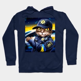 Ukrainian Cat Policeman Hoodie